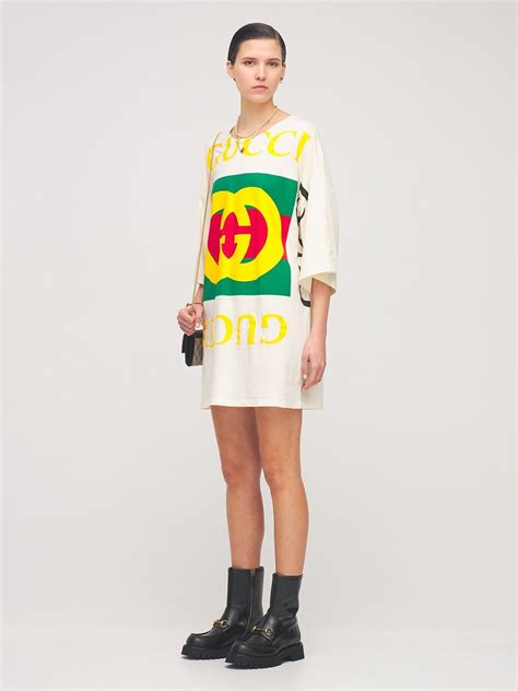 gucci stripe t shirt dress|gucci inspired t shirt dress.